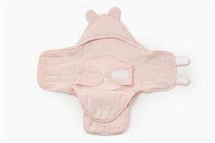 Andywawa %100 Pamuk Müslin Kundak Pembe
