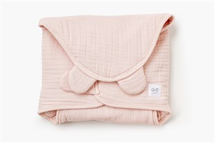Andywawa %100 Pamuk Müslin Kundak Pembe