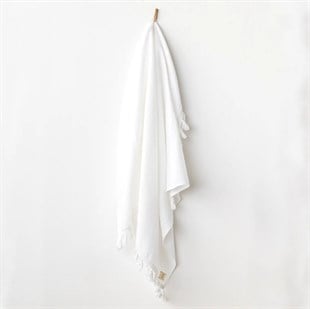 Andywawa 2 Katlı Müslin 95*85cm Battaniye Ekru