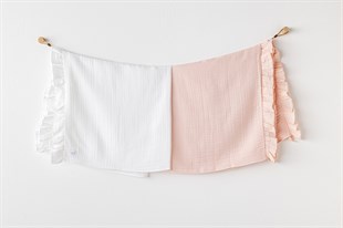 Andywawa 4 Katlı Müslin 2li 85*90cm Battaniye Pembe