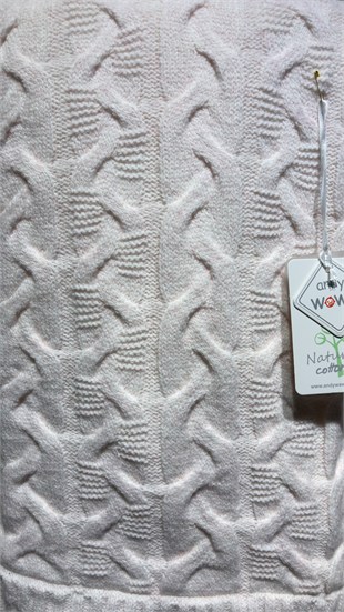 Andywawa 85*100cm Triko Wellsoft Kışlık Battaniye Pembe 