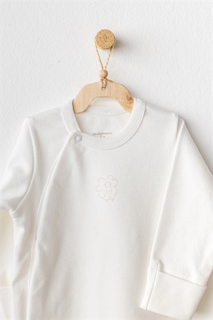 Andywawa Organik GOTS 10lu Unisex Set Ekru