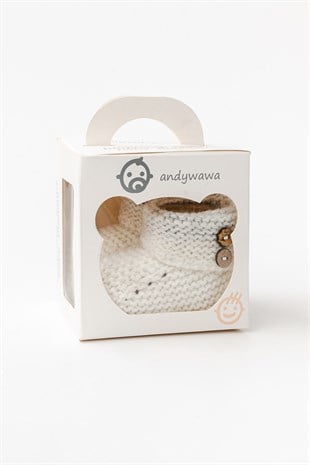 Andywawa Triko Unisex Patik Ekru