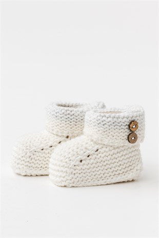 Andywawa Triko Unisex Patik Ekru