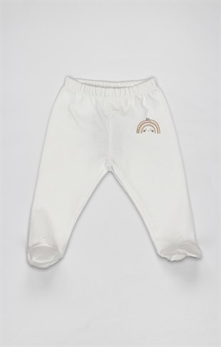 Bistyle GOTS Sertifikalı 3lü Pantolon Rainbow Ekru Somon