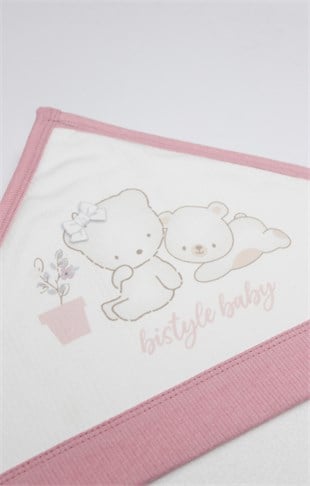 Bistyle GOTS Sertifikalı Banyo Havlusu Pembe