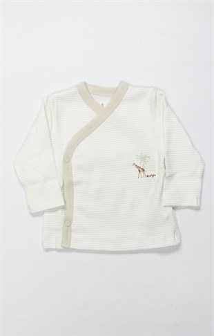 Bistyle GOTS Sertifikalı Safari 10lu Set Unisex Yeşil Ekru