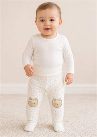 Bistyle Racoon %100 Organik Bebek Pantolon