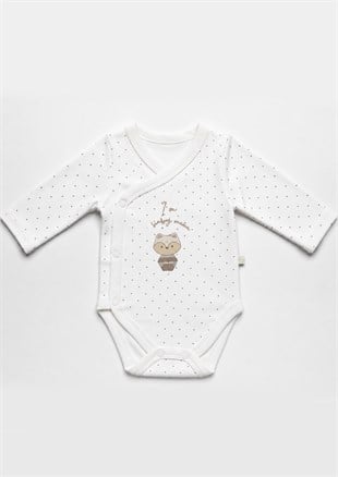 Bistyle Racoon %100 Organik Kruvaze Unisex Badi
