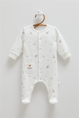 Caramell %100 Pamuk Family Tulum Unisex Ekru