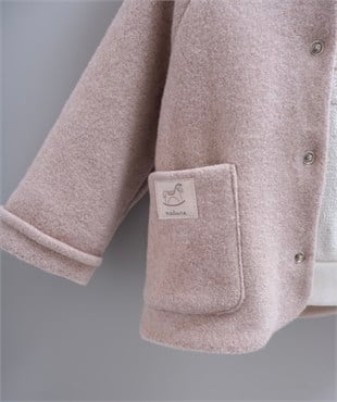 Caramell %100 Pamuk Kaşe Hırkalı 3lü Unisex Nature