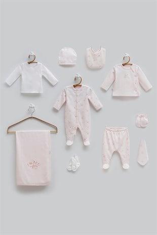 Caramell %100 Pamuk Love 10lu Set Pembe