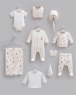 Caramell %100 Pamuk Nature Unisex 10lu Hastane Çıkışı