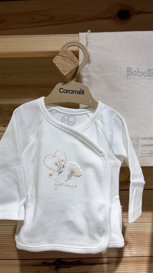 Caramell %100 Pamuk Rose Kız 10lu Set Ekru