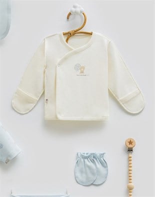Caramell %100 Pamuk Ters Dikişli 10lu Set Mavi