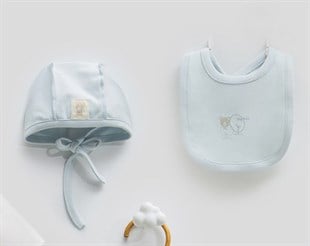 Caramell %100 Pamuk Ters Dikişli 10lu Set Mavi