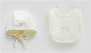 Caramell %100 Pamuk Ters Dikişli 10lu Unisex Set Ekru 