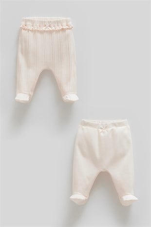Caramell %100 Pamuk Venezia 2li Pantolon Pembe