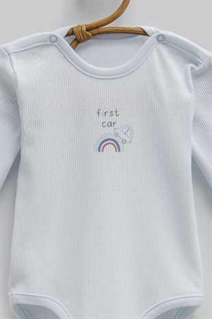 Caramell 4lü First Car Erkek Badi Pant Seti Mavi