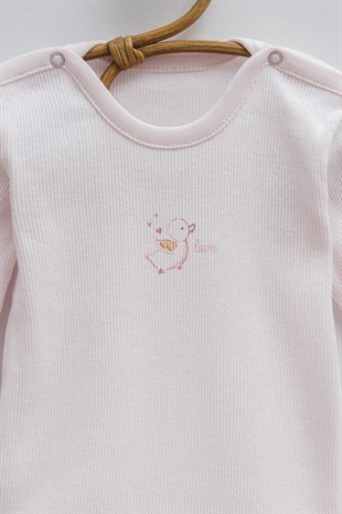 Caramell 4lü Love Badi Pant Seti Pembe