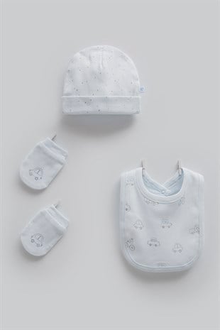 Caramell First Car 3lü Aksesuar Seti Mavi