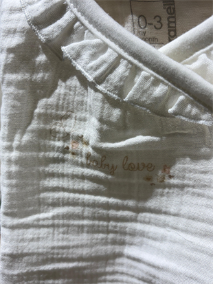 Caramell Marin Premium Müslin 10lu Set Kız Ekru