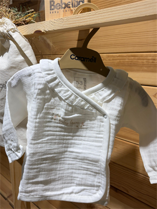 Caramell Marin Premium Müslin 10lu Set Kız Ekru