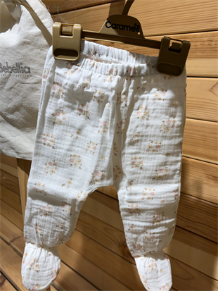 Caramell Marin Premium Müslin 10lu Set Kız Ekru