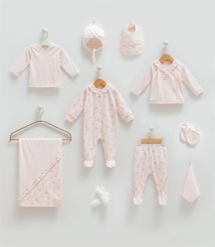 Hastane Çıkışı SetleriCaramell Premium 10lu Set Bella Beti Pembe Kız