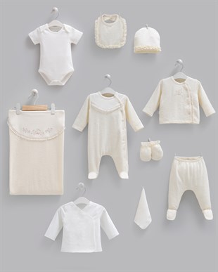 Caramell Premium Beti Kız 10lu Set Bej