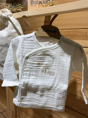 Caramell Sicilia Premium Müslin 10lu Set Erkek Ekru