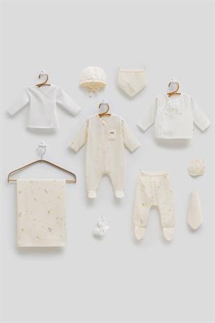 Caramell Sicilia Premium Müslin 10lu Set Erkek Bej