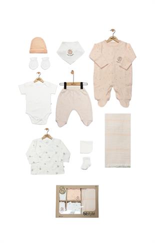 GOTS Sertifikalı 10lu Set Cute Happy Somon-Unisex