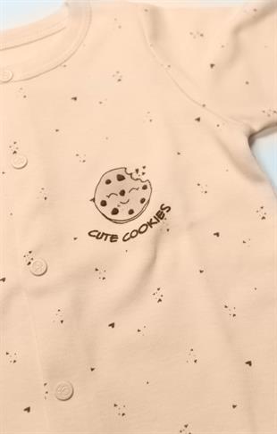 GOTS Sertifikalı 10lu Set Cute Happy Somon-Unisex