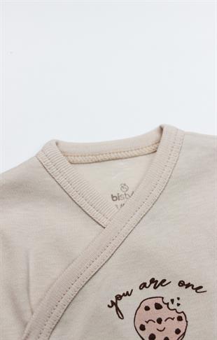 GOTS Sertifikalı 3lü Set Cute Happy Somon-Unisex