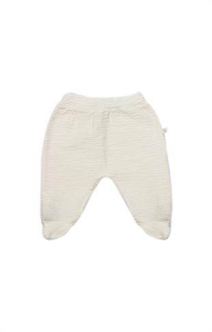 GOTS Sertifikalı 3lü Set Love You Smile Ekru-Kız