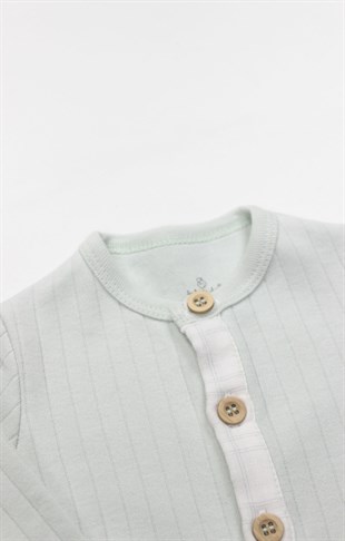 GOTS Sertifikalı Tulum Patiksiz Müslin Cool-Unisex