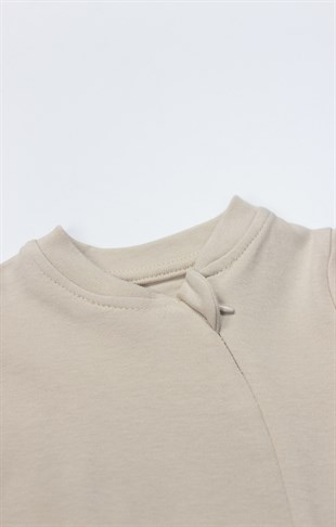 GOTS Sertifikalı Tulum Patiksiz So Bear-Unisex