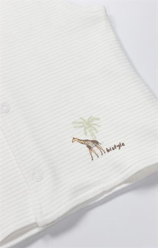 GOTS Sertifikalı Yelek Safari Yeşil-Unisex