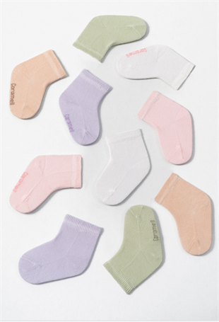 Premium 5li Çorap Seti Kız 0-3 ay