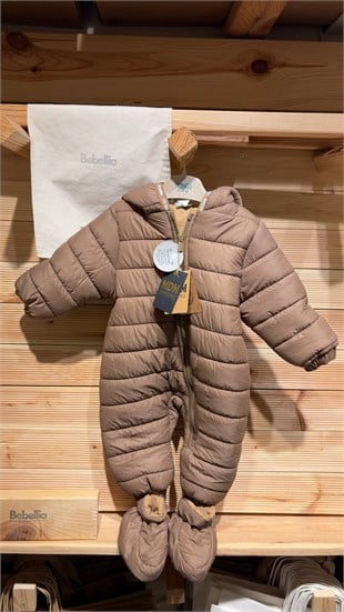 Unisex Bebek Kozmonot Tulum Kahve