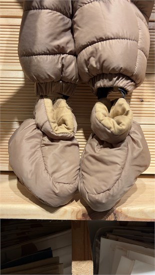 Unisex Bebek Kozmonot Tulum Kahve