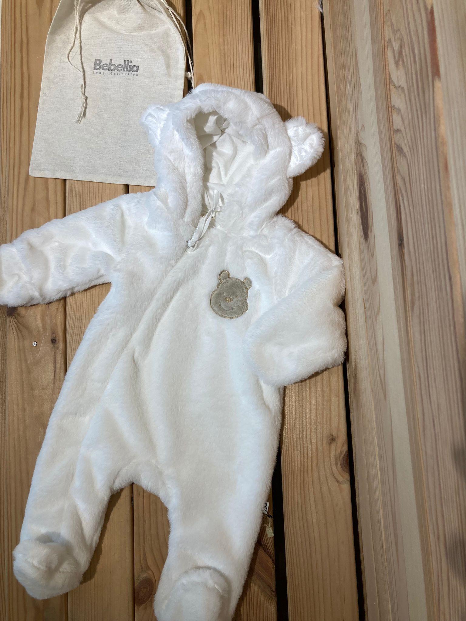 Bebek TulumAnna Kalın Astarlı Wellsoft Unisex Tulum Ekru