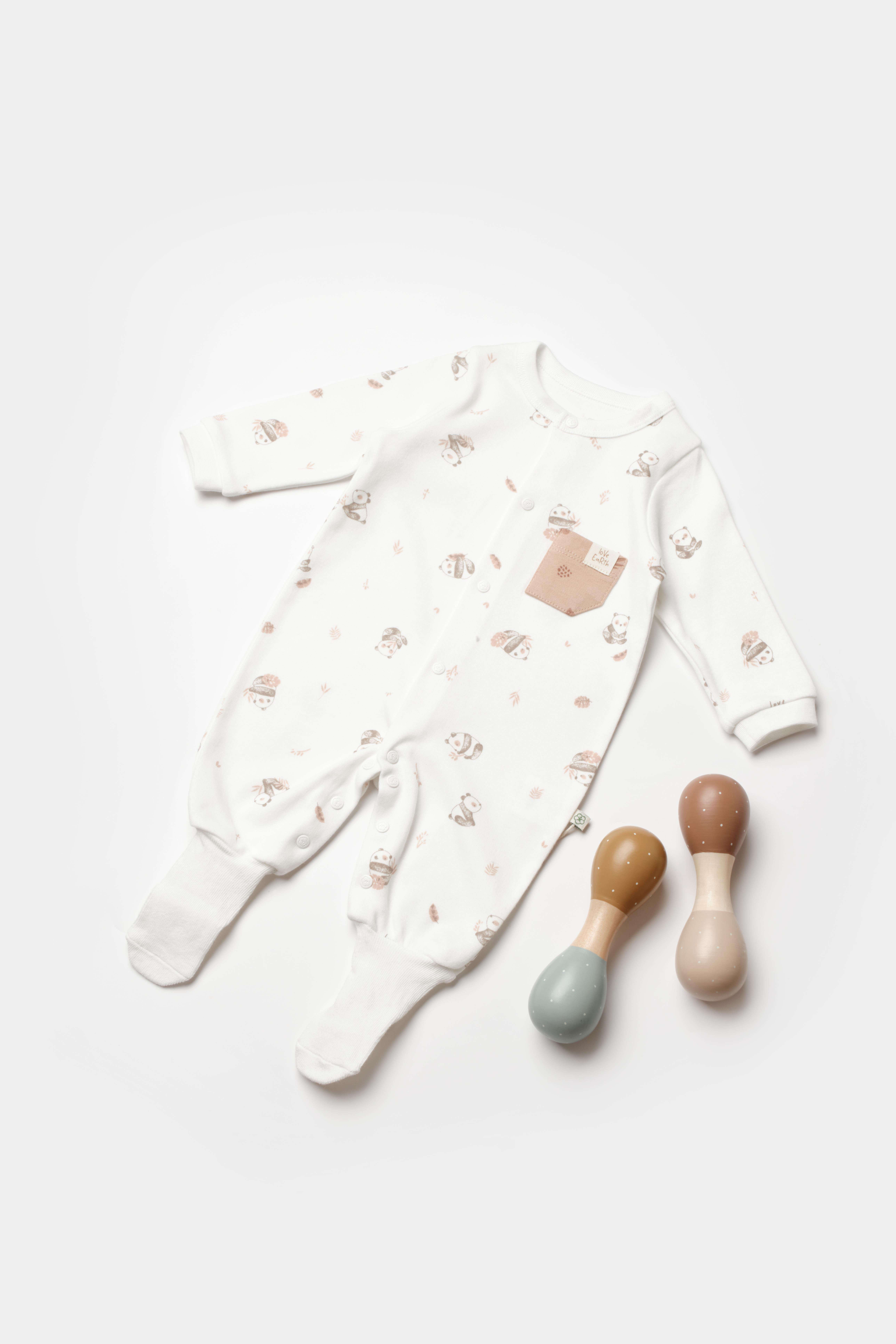 Bebek TulumBiorganic GOTS Sertifikalı Romper With Tulum