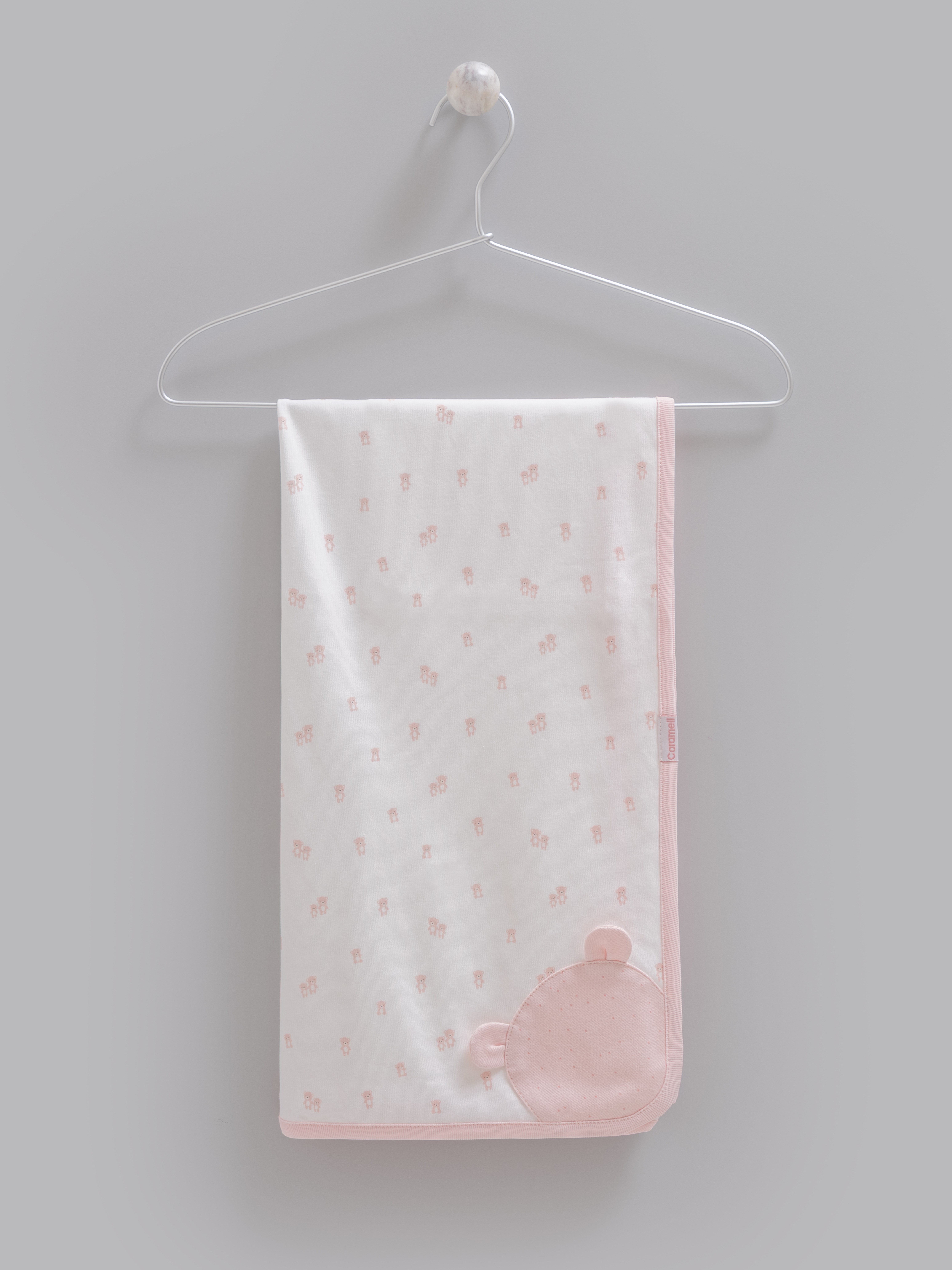 Battaniye, Kundak, NevresimCaramell %100 Pamuk Penye Battaniye 85*90 Pembe