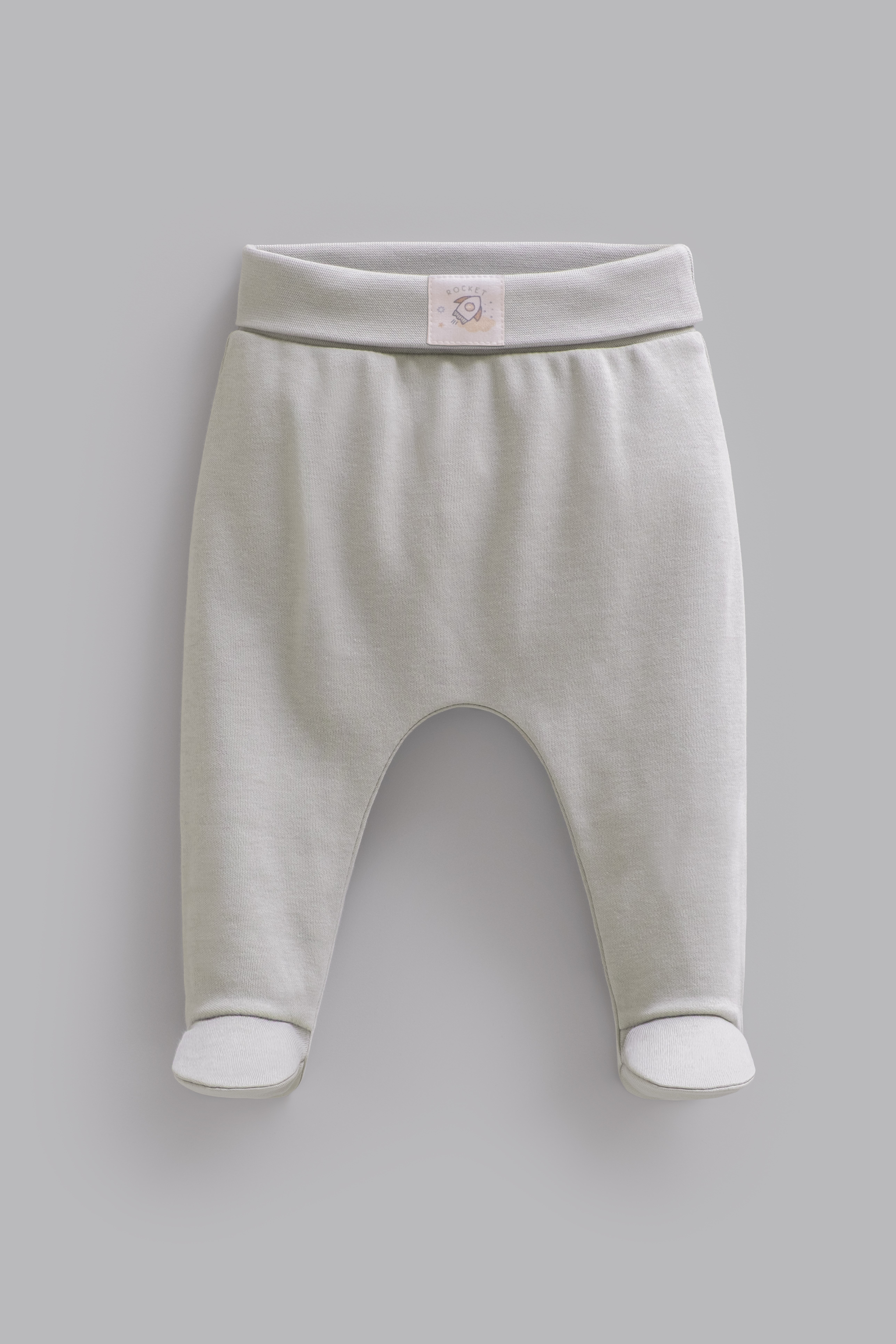 Bebek Badi-PantolonCaramell %100 Pamuk Unisex Bebek Pantolon Yeşil