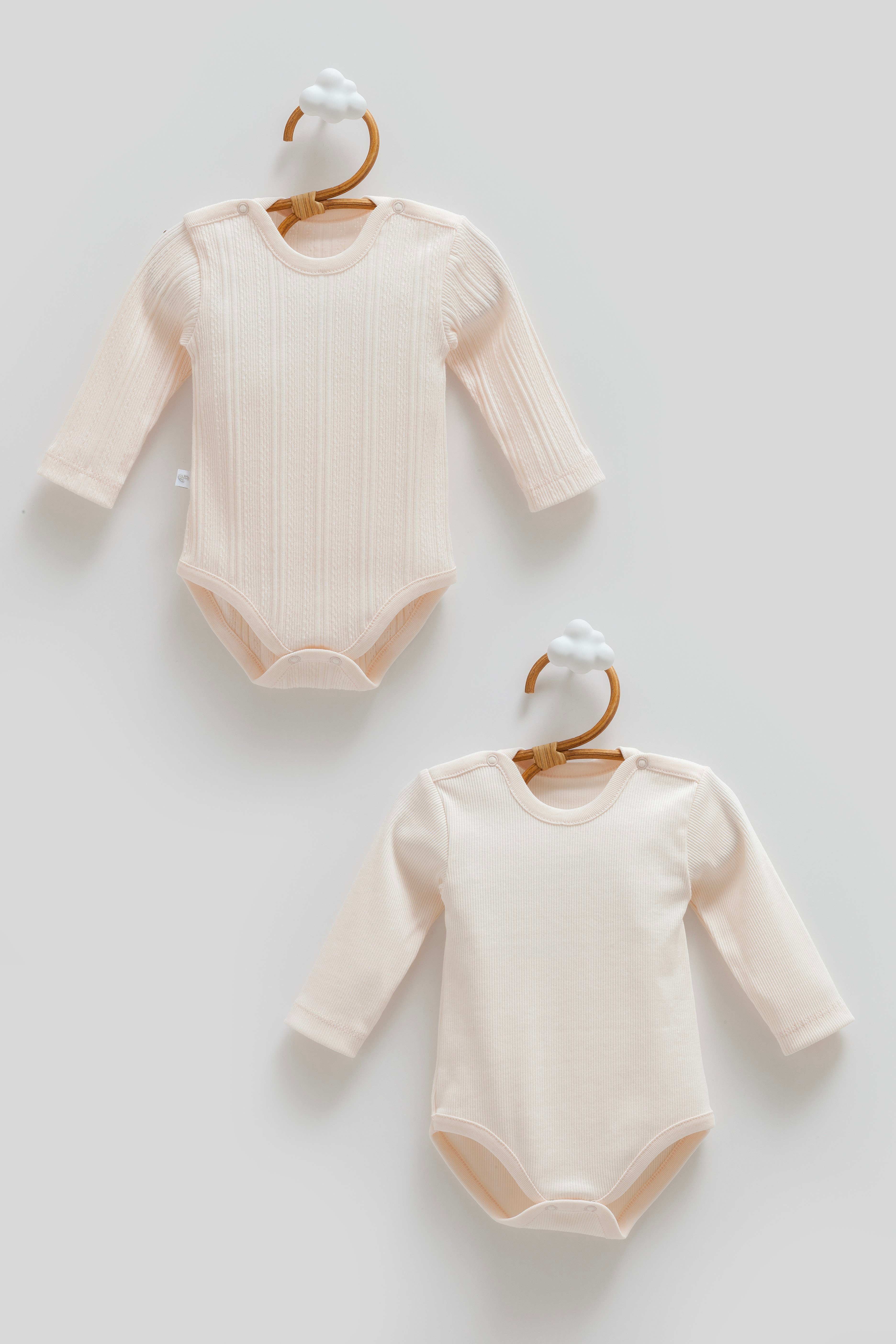 Çıtçıtlı Badi, Tek PantolonCaramell %100 Pamuk Venezia 2li Badi Pembe