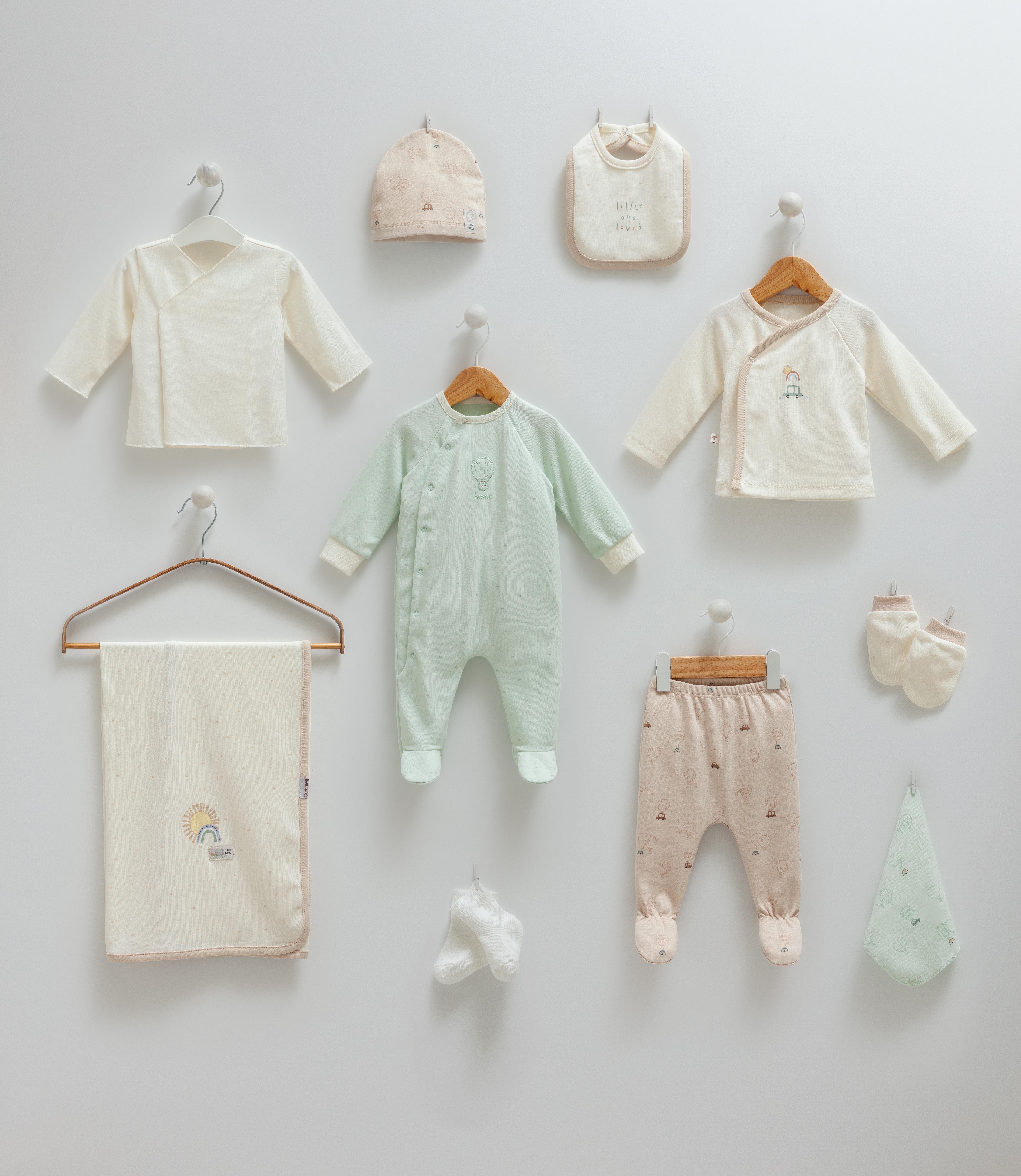 Hastane Çıkışı SetleriCaramell Premium 10lu Set Giulia Beti Bej