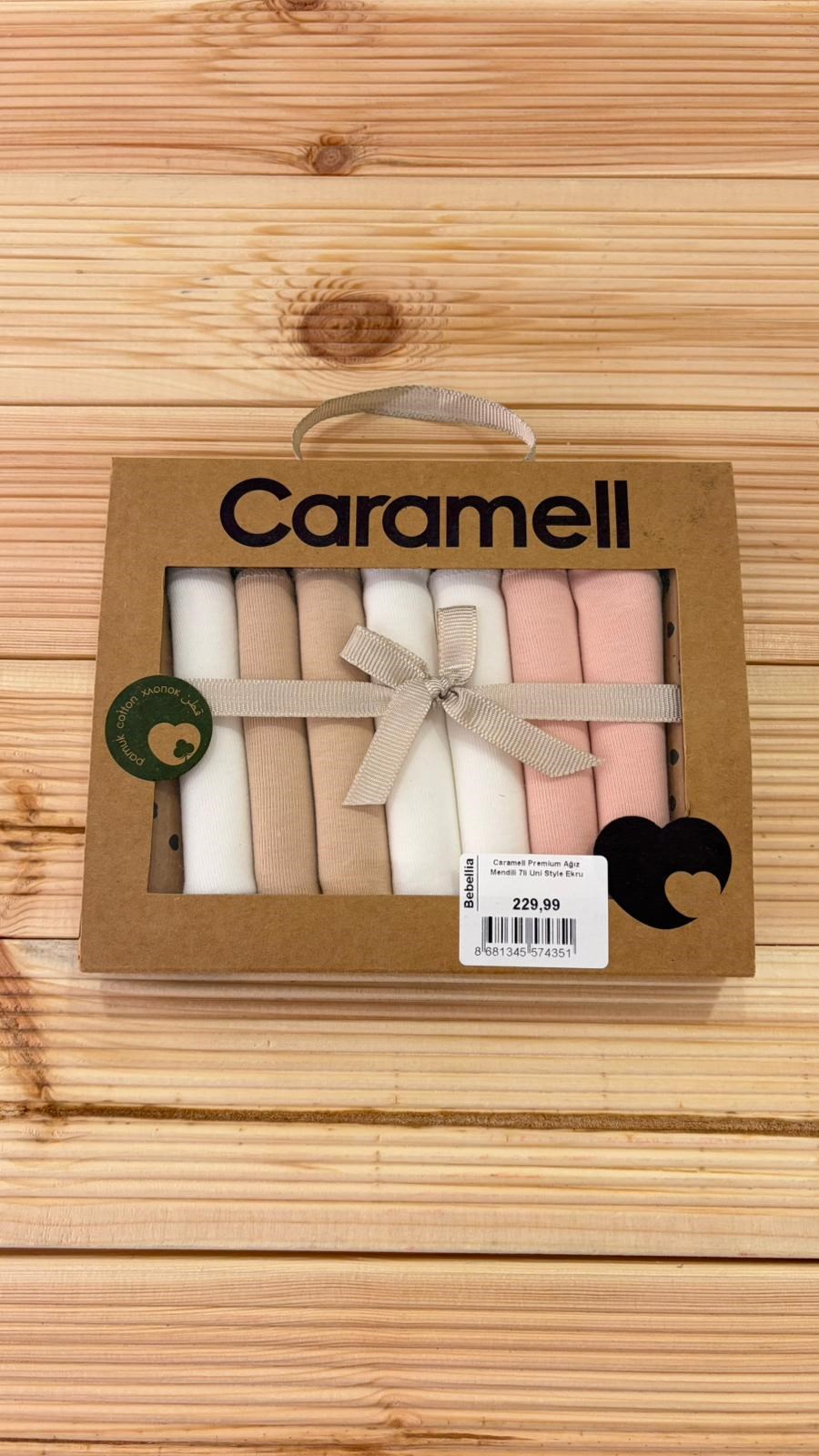 Ağız Mendili, ÖnlükCaramell Premium Ağız Mendili 7li Uni Style Ekru