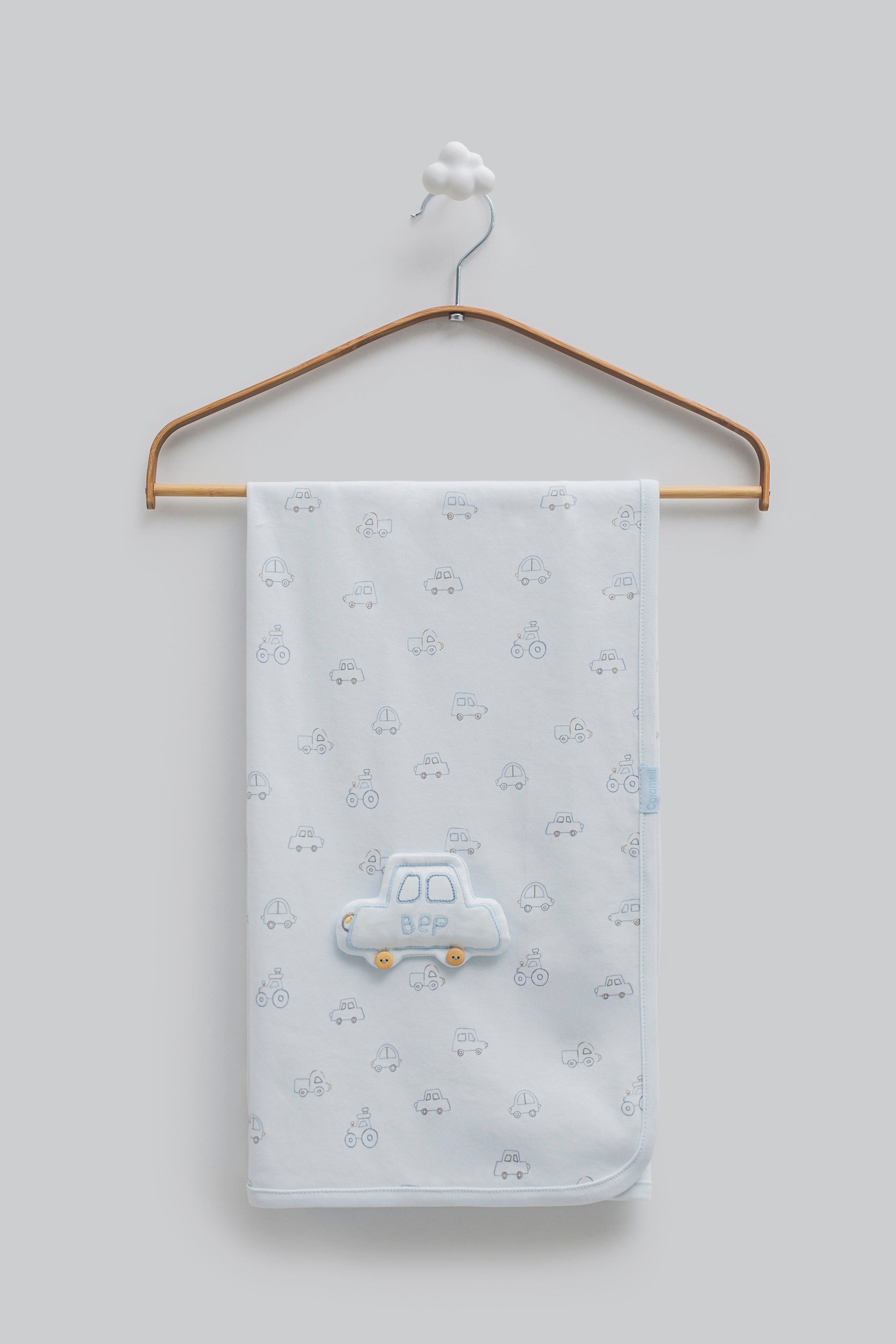 Battaniye, KundakCaramell Premium Penye Battaniye 85*90cm Mavi